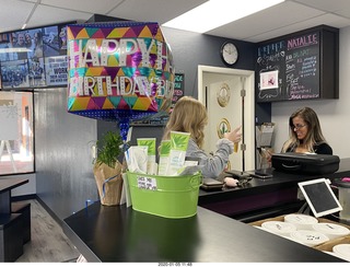 Vince's birthday balloon