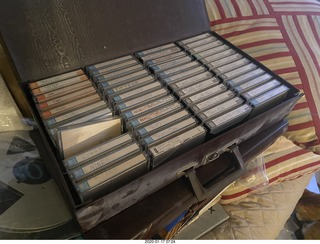 compact cassette carrying suitecase tote