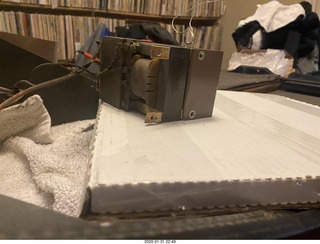 Quad ESL repair, replacing EHT power-supply board