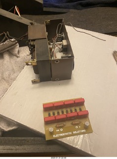 Quad ESL repair, replacing EHT power-supply board