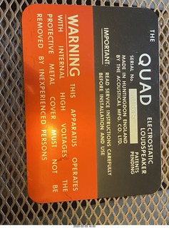 Quad ESL repair - replacing the EHT power supply