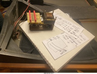 Quad ESL repair - replacing the EHT power supply - paper notes from the other speaker
