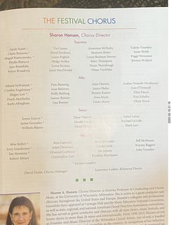 Pinnacle Presbyterian Church - Arizona Musicfest program