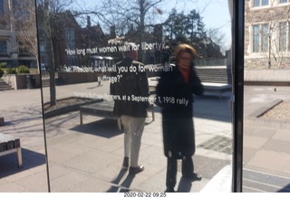 Princeton University Alumni Day - Wilson apology sculpture + Dick and Karen
