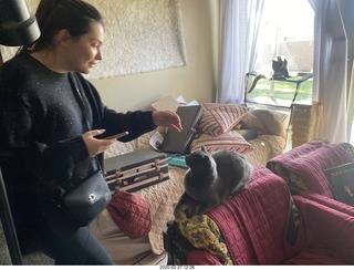 Olga Helga and my cat Devin