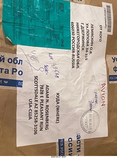 box of tapes from Gen in Ukraine
