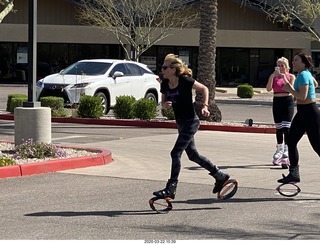 new NH2T store - International Physique League (IPL) show - rehearsal - bikini - Heather Kile