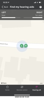 Oticon hearing aids paperwork