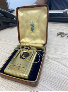 old hearing aid from Dr. Daniel Greenblatt's office