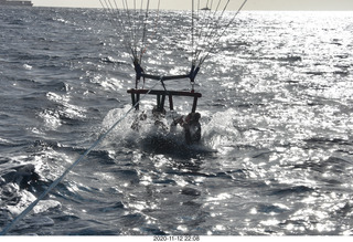 Anthony and Olga - Hawaii - parasailing