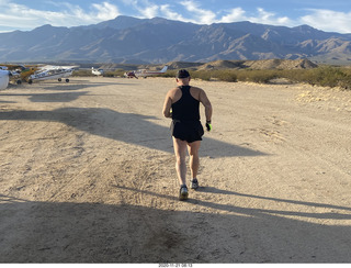 near Page - Adam running