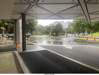 8 a0y. rainy morning in Buenos Aires, no run