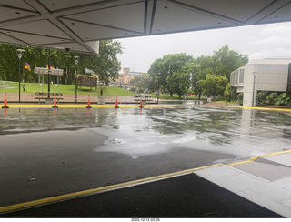 9 a0y. rainy morning in Buenos Aires, no run