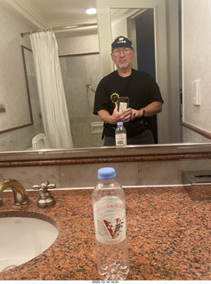 13 a0y. Adam and bottled water