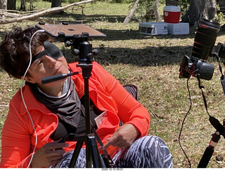 17 a0y. Argentina Eclipse Day - Leticia and her toys