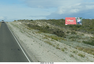 69 a0y. Argentina Eclipse Day - driving to the eclipse site