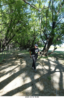 95 a0y. Argentina Eclipse Day - Adam running