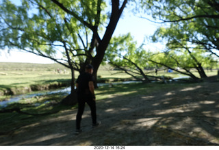 97 a0y. Argentina Eclipse Day - Adam running