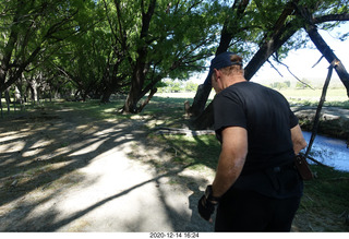 100 a0y. Argentina Eclipse Day - Adam running