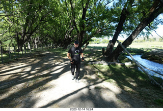 102 a0y. Argentina Eclipse Day - Adam running