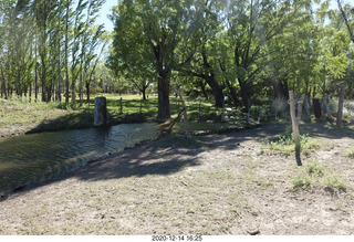 150 a0y. Argentina Eclipse Day - eclipse site run - creek