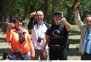 184 a0y. Argentina Eclipse Day - Leticia, Paul, Adam, Chris