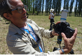 197 a0y. Argentina Eclipse Day - Chris and his toys