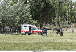 237 a0y. Argentina Eclipse Day - ambulance