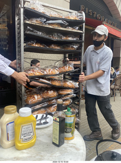 25 a0y. Argentina - Buenos Aires - tasty cake snacks at lunch