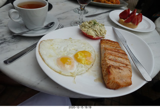 61 a0y. Argentina - Buenos Aires - lunch at Pertulli restaurant