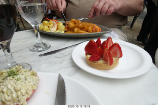 63 a0y. Argentina - Buenos Aires - lunch at Pertulli restaurant