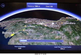 56 a0y. flight EZE-DFW moving map