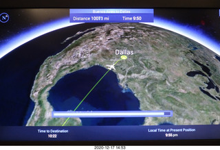 63 a0y. flight EZE-DFW moving map