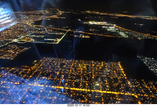 74 a0y. flight EZE-DFW aerial Buenos Aires