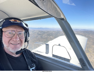 Robert Moses and Adam flying in N8377W