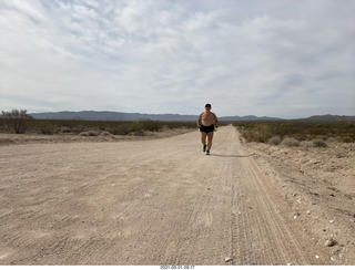 aerial - near Alamo Lake - ranch Kim went to