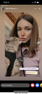 Olga and Potato cat