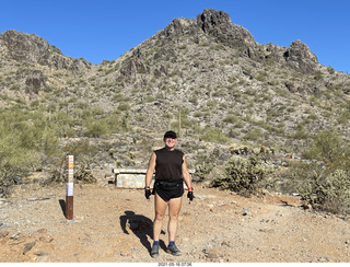 Pinnacle Peak hike Adam