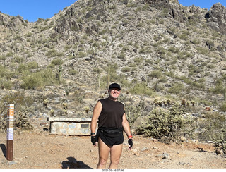 Pinnacle Peak hike Adam