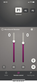 Oticon hearing aids iPhone display