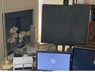 Quad ESL repair - replacing the EHT power supply - power-up test