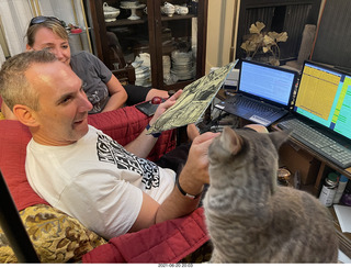 cats Jane and Potato