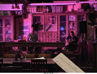 Jim Sills on his new bicycle