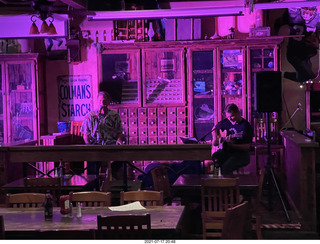 Jim Sills on his new bicycle