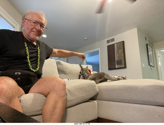 Jerome and cat Potato