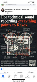 ReVox tape deck ad