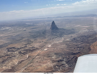 583 a16. aerial - to Monument Valley