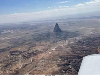 584 a16. aerial - to Monument Valley