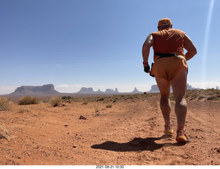 597 a16. Monument Valley run + Adam