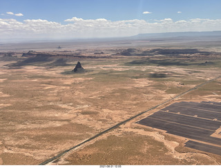 626 a16. aerial - from Monument Valley